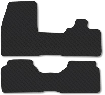 BMW I3 [Manual] (2014+) 5mm Rubber Car Mats Compatible with Accessories Premium Durable Tailored Fit Heavy-Duty Floor Mats Set Accessory Waterproof Durable Custom Fit Water Resistant Easy-Clean
