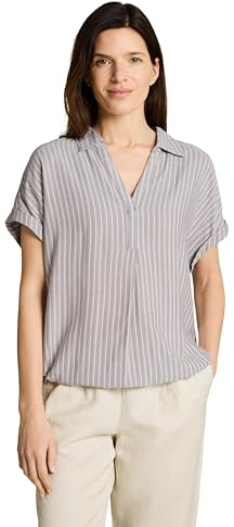TOM TAILOR Damen Bluse mit Streifenmuster