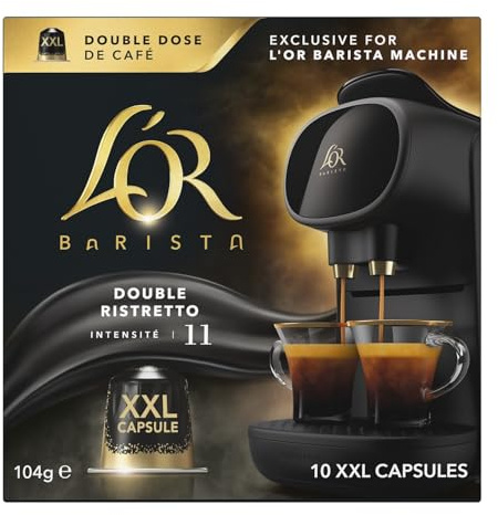 L'OR BARISTA - Café Capsules Intensité 11, Ristretto Compatible L'OR, Boîte de 10 Capsules - Lot De 3
