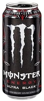 Monster Energy Ultra Black Cherry Energy Drink (8 X 500ml)