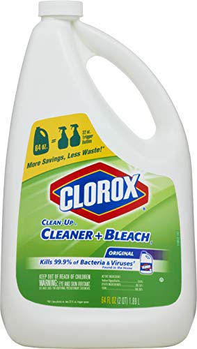 Clorox Clean-Up All Purpose Cleaner with Bleach Original, 64 Ounce Refill Bottle (Package May Vary)