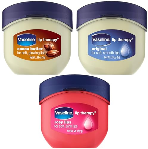 Vaseline Lip Therapy Original, Rosy Lips, Cocoa Butter Lip Balm, 0.25 Oz Ea