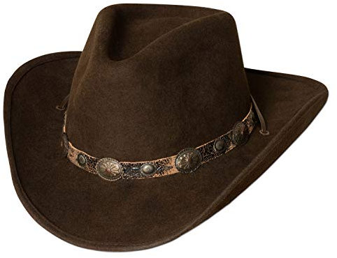 STARS & STRIPES Western Filzhut EL Dorado (55 cm) Braun