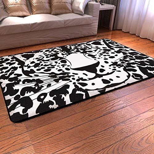 MU Hauptwohnzimmer-Teppich, Familien-Wohnzimmer-Couchtisch-Sofa-Kissen-Umweltschutz-materieller kreativer Pers5onlichkeit-rutschfeste haltbare (100 * 150Cm) einfacher Persönlichkeits-Schlafzimmer-Tep