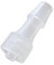 BleedZone - Luer-Lock-Stecker – 6,35 mm Schlauchstutzen-Armaturen, PP-Polypropylen-Schlauch-Luer-Lock-Adapter, 25 x Schlauchstutzen-Adapter für Laborgeräte, Luer-Lock-Schläuche, Luer-Lock-Armaturen