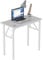 Need Schreibtisch Klapptisch Kleiner Computertisch aus Holzwerkstoffen PC Tisch Bürotisch Arbeitstisch Esstisch für Zuhause, Büro, Picknick, Garten 80 * 40 cm,Weiß