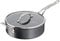 Tefal Jamie Oliver Cook’s Classics Sautepan, Non-Stick, Oven-Safe, Induction, Glass Lid, Riveted Handle, Hard Anodised Aluminium, 26cm Sautepan + Lid, H9123344, Black