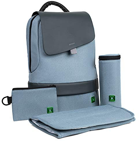 Moon Rucksack Wickeltasche Backpack ocean RF/anthrazi