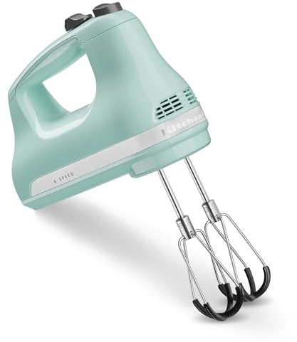 KitchenAid Batidora de mano de 6 velocidades con batidores Flex Edge - KHM6118