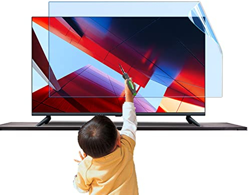 XQHD 65 Zoll Tv Entspiegelungsfolie LCD-Displayschutz Anti-Blaulicht, Anti-Strahlung Blendschutz Helfen Sie Besser Zu Schlafen,Matte-65in(1440X809) mm