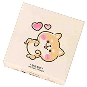 45 Stück Kawaii-Aufkleber-Set, Washi-Scrapbooks, Aufkleber-Set, niedlicher Hund, DIY, dekorative Aufkleber, DIY-Etikett für Geschenk-Box, Verpackung, Album