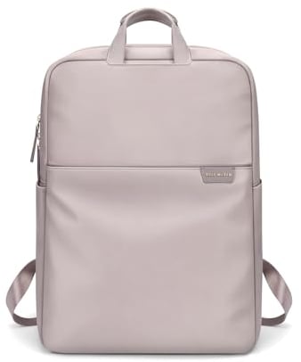 GOLF SUPAGS Zaino Donna, Zaino Porta PC 15,6 Pollice Leggero Resistente all'Acqua College Casual Daypacks Zaino da viaggio per laptop da 15,6 pollici, Zaino Casual Rose Grigio