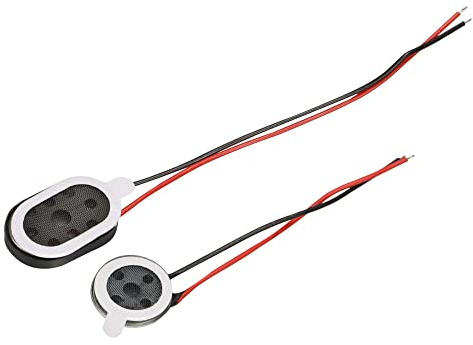 sourcing map Mini DIY Magnet Lautsprecher 1W 8 Ohm Ersatz 9mm 10mm 4 Stück | Mobiltelefon