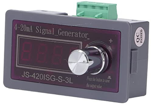 Generador de SeñAl de 4 a 20 MA, Simulador AnalóGico de Voltaje de Corriente, Interfaz de Fuente de AlimentacióN de Batería, para DepuracióN de Panel PLC, Salida de Transmisor AnalóGico