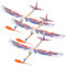 ibasenice DIY Kreatives Flugzeugmodell Gummiband Flugzeug 3Pcs DIY Kreatives Flugzeugmodell Zartes Vogeldesign Gummibandbetriebenes Lehrspielzeug FüR Kinder, Ideal Als Mitgebsel FüR