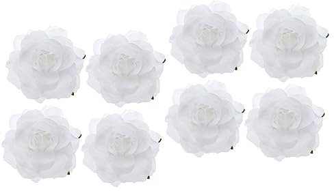 Beavorty 8pièces Fleur Broche Rose Épingle à Cheveux Hawaïenne Lot De Accessoire Élégant Pour Fête Mariage Et Plage Décoration Charmante Pour Cheveux Et Vêtements
