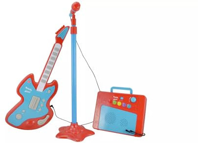 Chad Valley Guitar Amplifier and Microphone Set (Rock and Roll Theme, Ages 3+)