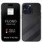 FILONO Carbon Hülle für iPhone 15 Pro Max | dünn | Made in Germany | mit Kamera-Schutz, Magnet-fixierbar | Hybrid Case