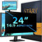 STARY 24 Inch Computer Privacy Screen Filter, Universal Computer Monitor Privacy Filters 16:9 Aspect Ratio (WxH:531mm*298mm), Anti-Spy/Anti-Scratch/Anti-Glare Protector for Widescreen Monitors