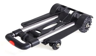 carrello porta attrezzi Carrello portabagagli pieghevole for auto in lega di alluminio Carrello da viaggio portatile Carrello portabagagli for la casa Carrello della spesa