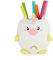 Balvi Pot à Crayons Fluffy Unicorn Couleur Blanc Licorne en Peluche Douce Plastique/Polyester