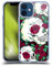 Head Case Designs Rot Blühende Totenköpfe Softgelhülle Kompatibel Mit Apple iPhone 12 Mini Und Kompatibel Mit Magsafe Zubehör