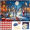 2024 Weihnachten Puzzle Puzzles 1000 Teile für Erwachsene-Schneemond Nacht Erwachsene 1000 Teile Puzzles 2024 Weihnachten Festival Puzzle Puzzles 1000 Teile für Erwachsene