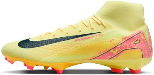 Nike ZM Superfly 10 Acad Km Fg/MG, Scarpe da Football Uomo, Lt Laser Orange/Armory Navy, 42 EU