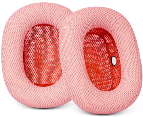 Ear Cushions Replacement for AirPods Max - Upgraded Ear Pads for Apple AirPods Max Headphones, GVOEARS Ear Cups Cover for Workout (Pink)