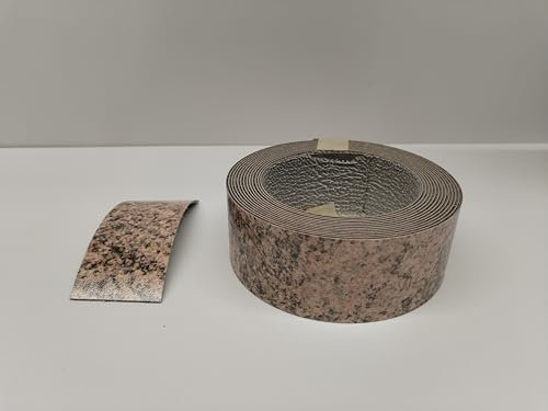 Rotolo Bordo in Melaminico con Adesivo Termofusibile per top da cucina, per Mobili, Mensole e Pannelli in truciolare o mdf - diversi colori. 45mm X 3,05 ml (PARANÀ ROSA 1086 TF, 45mm x 3,05 ml)