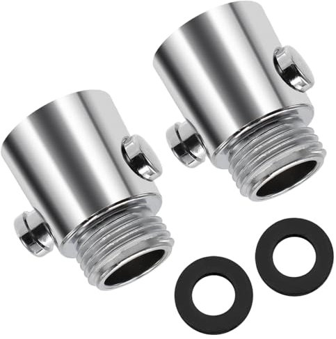 lyualma 2 Pièces Vanne D'arrêt Pommeau de Douche Valves D'arrêt pour Douche Economiseur D'eau Limiteur De Débit Convient Convient pour La Cuisine ou La Douche