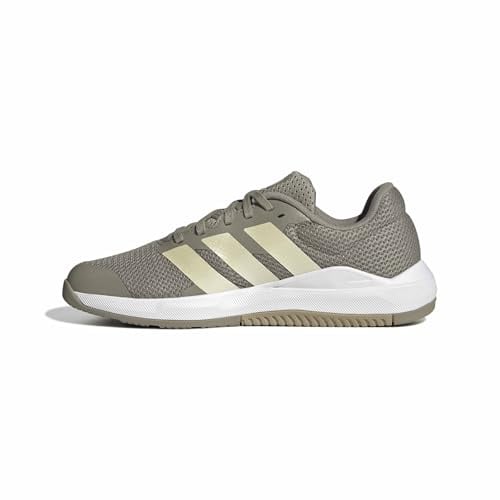 adidas Women's Dropset Base Training Shoes, Silver Pebble/Ice Gold Met./Wonder Cargo, 5.5 UK