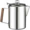 Zegaqae Perkolator Kaffeekanne, Edelstahl Kaffeemaschine Für Den Herd, Camping-Kaffeemaschinen, Für Die Kaffeezubereitung Am Lagerfeuer Oder Auf Dem Herd