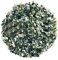 Petites pierres vertes polies pour plantes ornementales d'aquarium - Pierres de gravier pour plantes en pot - Bonsaï - Terrarium - Projet de bricolage - 100 g - Pierres décoratives pour plantes (E