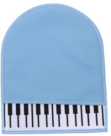 Blaues Poliertuch für Klavier und Instrumente, Fusselfrei | Doppelseitiges Faser Fleece, 1 Stück, Entfernt Staub und Wassertropfen, Angenehme Haptik