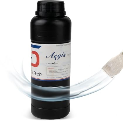 Siraya Tech Aegis Matte — Layer-Line Hiding Sealer for 3D Prints, 500g | Water-Based, Non-Glare “Velvet” Touch, Brush or Spray, Low-Odor 3D Print Varnish & Coating, Fast Dry