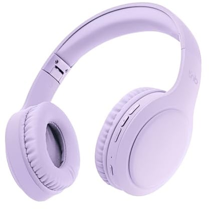 T'nB - Cuffie Bluetooth con Cancellazione Attiva del Rumore Tonality, Bluetooth 5.1, Autonomia 32 H con ANC 42 H senza ANC, Microfono Integrato, Jack 3,5 mm e USB-C, Pieghevole - Viola Lila
