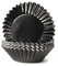 Miss Bakery's House® Papierbackförmchen - Folie - Ø 50 mm x 30 mm - Schwarz - 50 Stück - Cupcakeförmchen - Muffin Liners - glänzend - fettdicht - metallic
