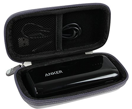 Hermitshell Hard EVA Travel Sliver Case for Anker Astro E1 5200mAh / 6700mAh Ultra Compact Portable Charger External Battery Power Bank