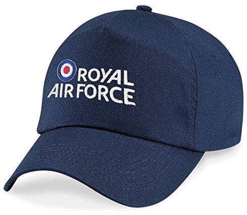 Royal Air Force Baseballkappe mit gesticktem Logo, navy, Einheitsgröße
