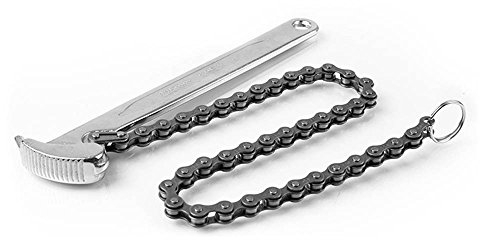 NUZAMAS Chain Wrench 410mm Ratcheting Chain Large Pipe Fittings Tools