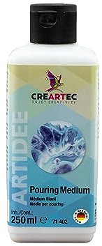 Creartec Kit de versage avec huile de silicone et bec verseur Taille M Pouringmedium 250ml