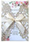 Jofanza Quinceanera Hochzeitseinladungskarten mit Umschlägen und Bändern, 12,7 x 18,2 cm, blanko, lasergeschnitten, 50 Stück (Champagnerglitzer)