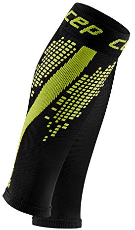 CEP – NIGHTTECH Calf Sleeves Redesign für Damen | Bunt reflektierende Beinstulpen in grün | Größe II