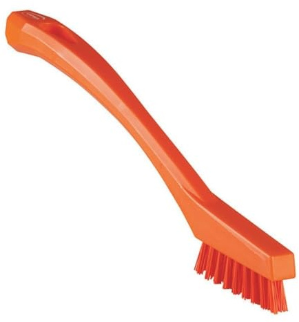 Vikan Detail Brush- Extra Stiff - Orange