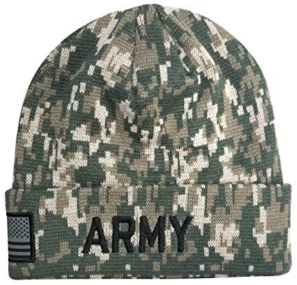 Icon Sports US-Militär-Mützen, US-Armee-Camouflage-Manschette, Einheitsgröße