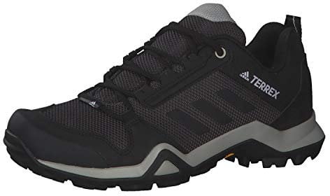 adidas Damen Terrex AX3 Hiking Shoes Wanderschuhe, Solid Grey/Core Black/Light Purple, 38 EU