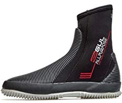 Gul 5mm All Purpose Neoprene Wetsuit Boots Shoes - Black - Unisex - BLINDSTITCHED: Seam construction