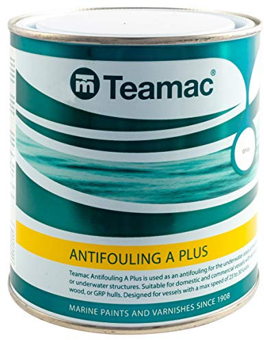 Teamac Antifouling A Plus Personal & Commerical - 30 Knots Speed Boat - 24 Month Protection - Quick Drying - Black - 2.5L