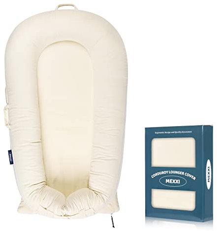 Ersatzbezug für Babynest, hochwertige Baumwolle, hypoallergen, passend für Dockatot Deluxe + Docks, nur Bezug (Tiny Dino)